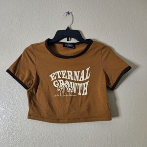 Eternal growth cropped tee